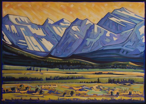 Waterton-Mountains East of the Park
42 x 30 oil on canvas $2800 Waterton-Mountains East of the Park
42 x 30 oil on canvas $2800